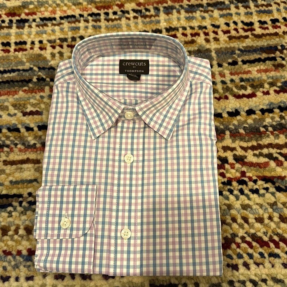 NWT J Crew Crewcuts Boys Thompson Button down Shirt
